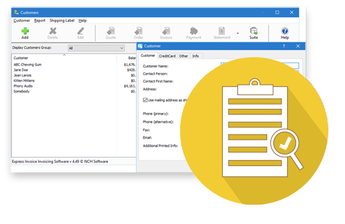 Express Invoice 发票功能